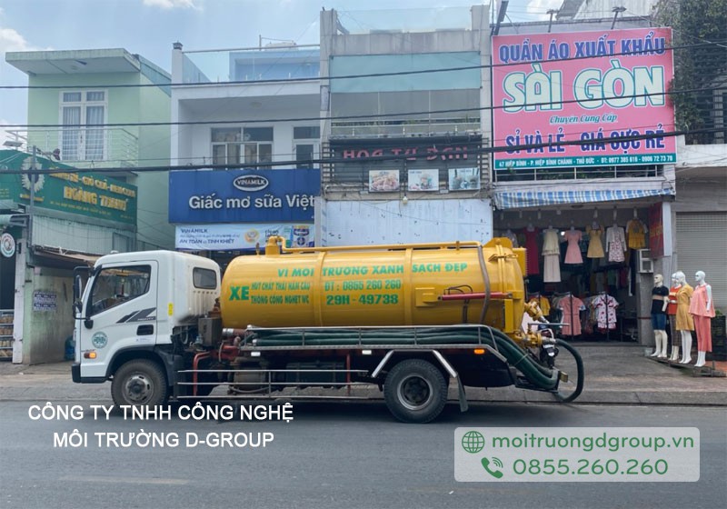 dịch vụ hút hầm cầu tại quận 12