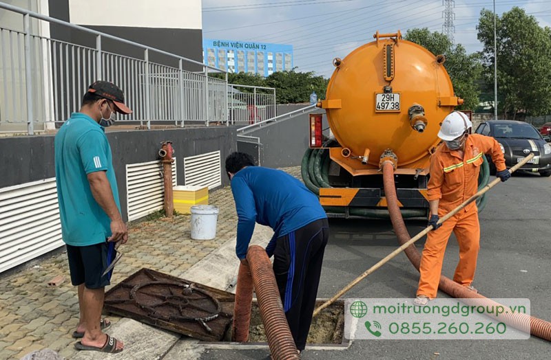 hút bể phốt quận Tân Phú