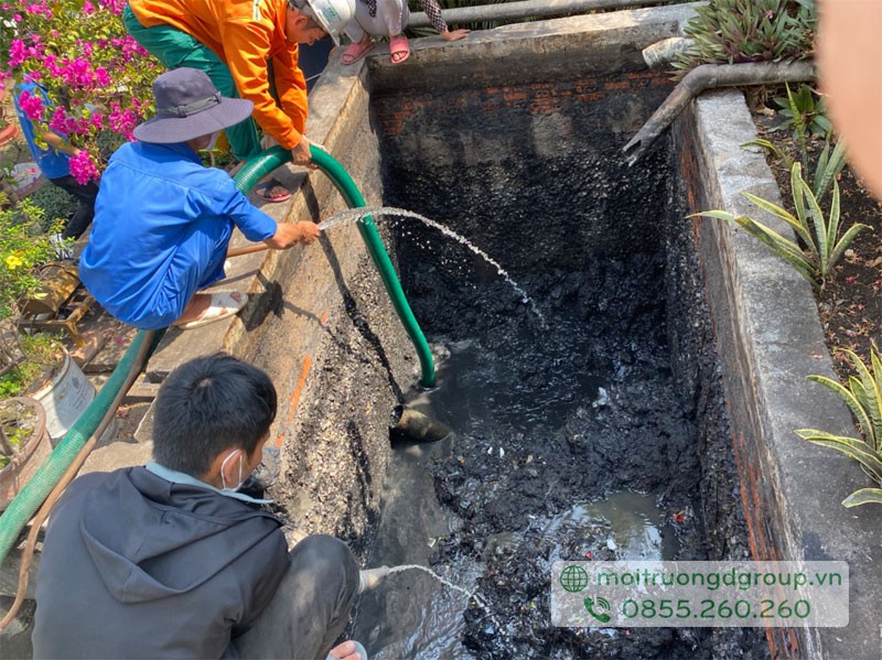 nạo vét hố ga