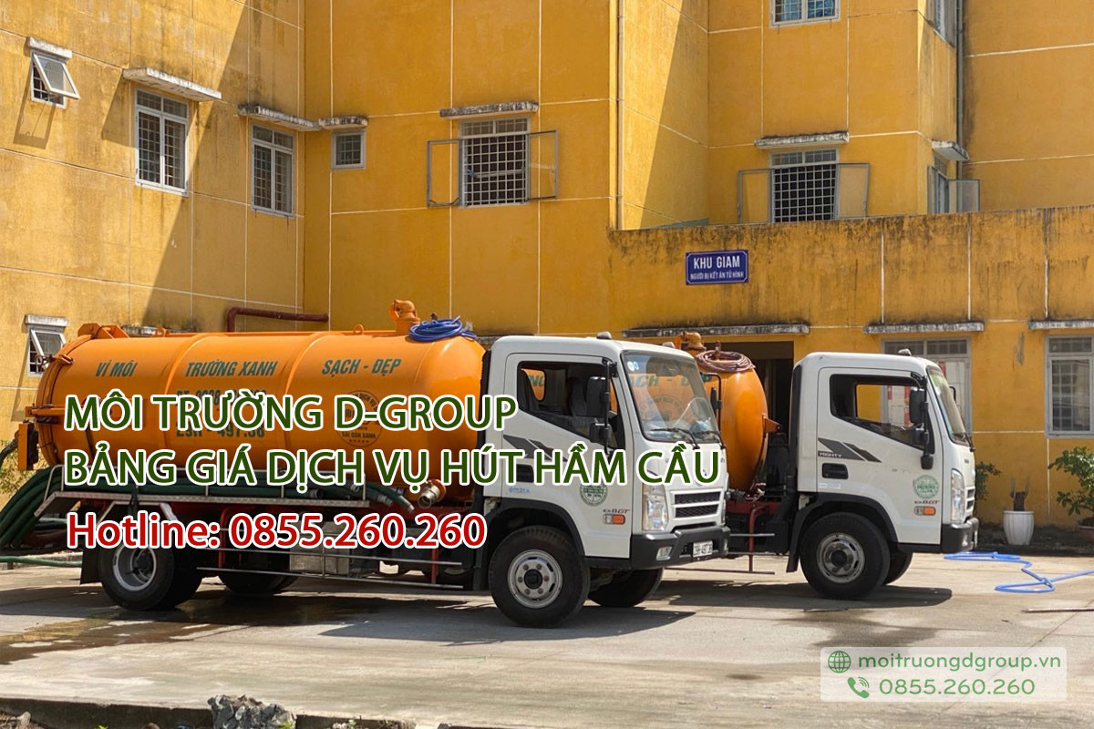 giá hút hầm cầu mới nhất
